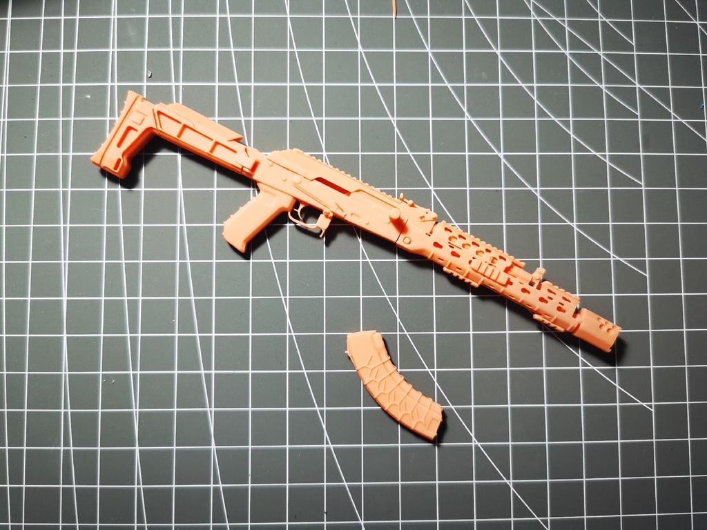 【AK系カスタム】1/12 武器　ライフル　メガミデバイス　figma