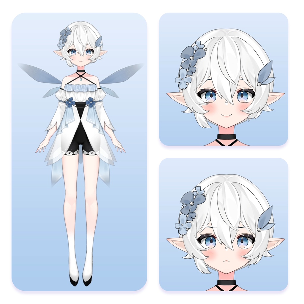【汎用モデル】エルフの女の子