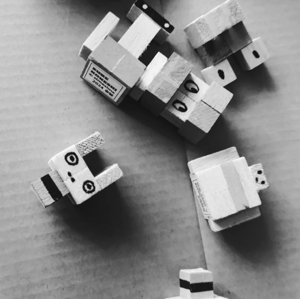 スペースインベーディアンキューブこけし 完全受注生産12体セット