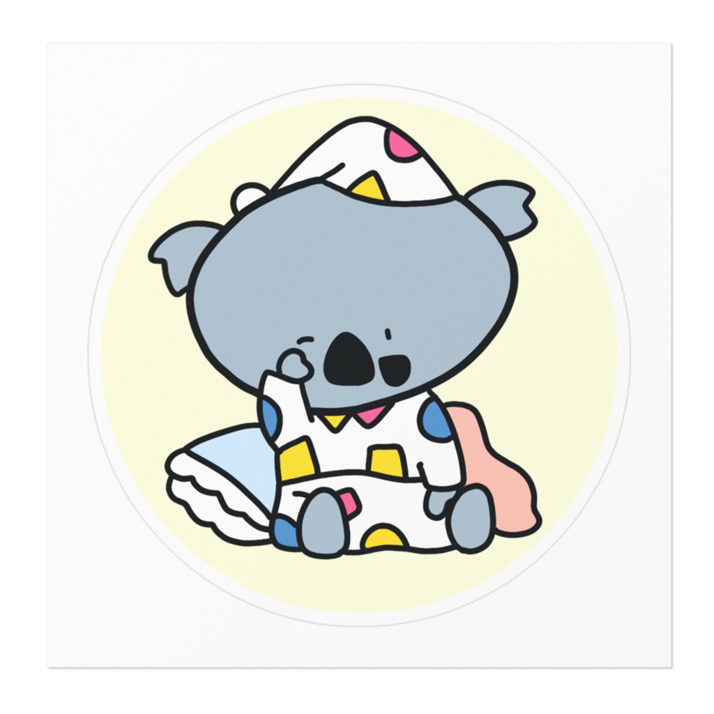 ステッカー ①おやすみこあら🐨