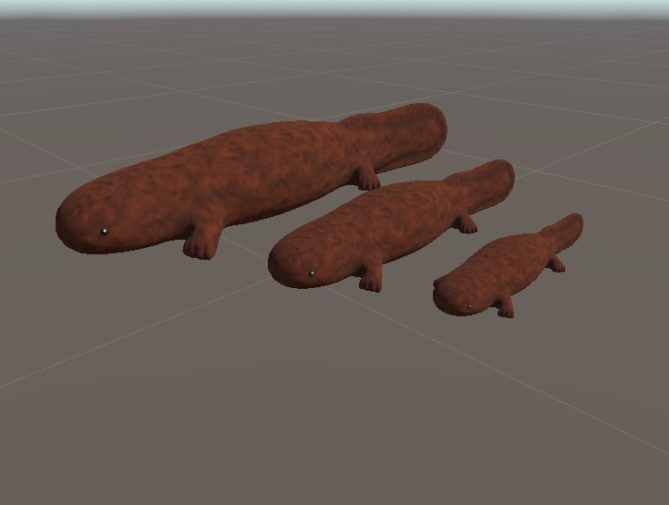 【3D】オオサンショウウオ