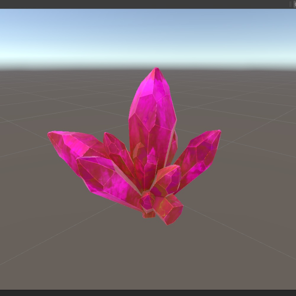 【3Dモデル】クリスタル カラー4種