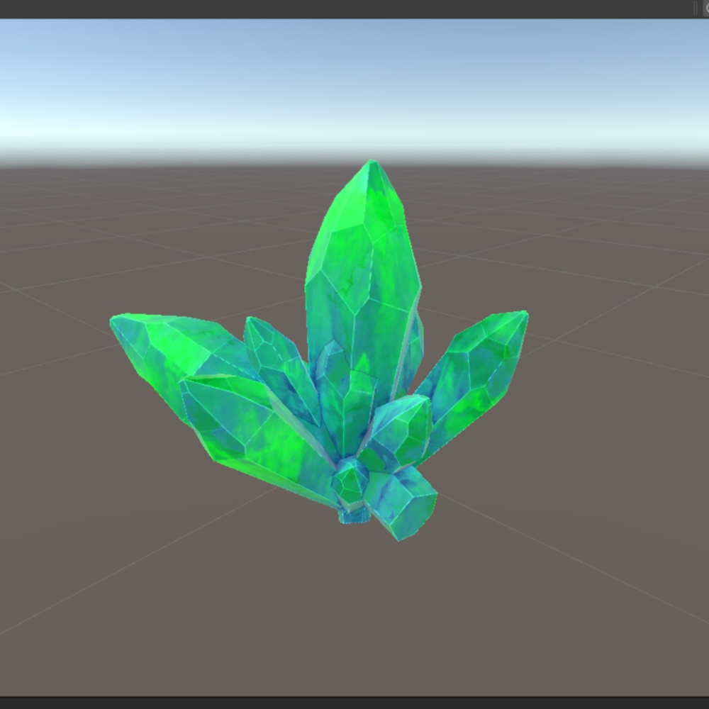 【3Dモデル】クリスタル カラー4種