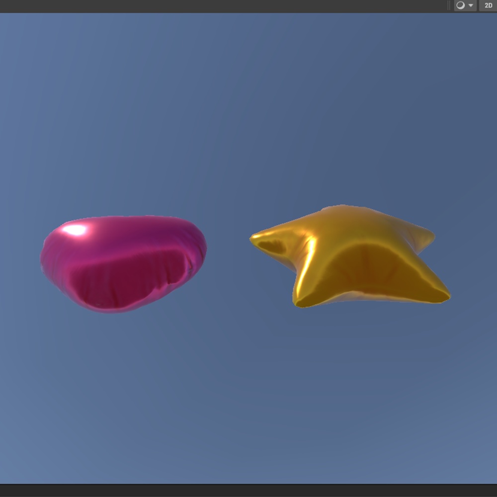 【3D】風船のモデル2種