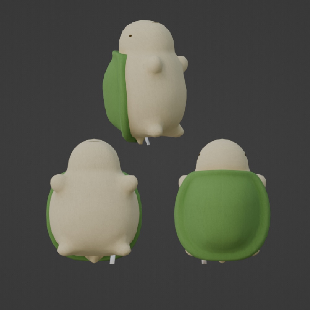 【3D】かめのぬいぐるみ