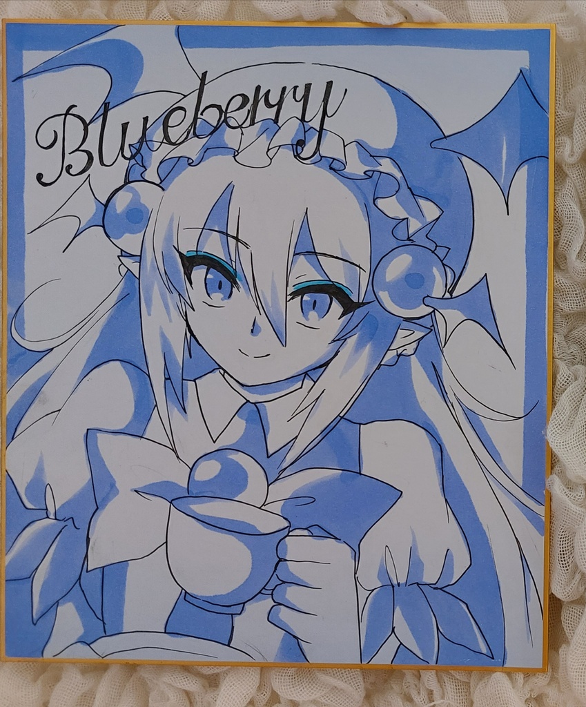 ブルベの色紙(中サイズ)