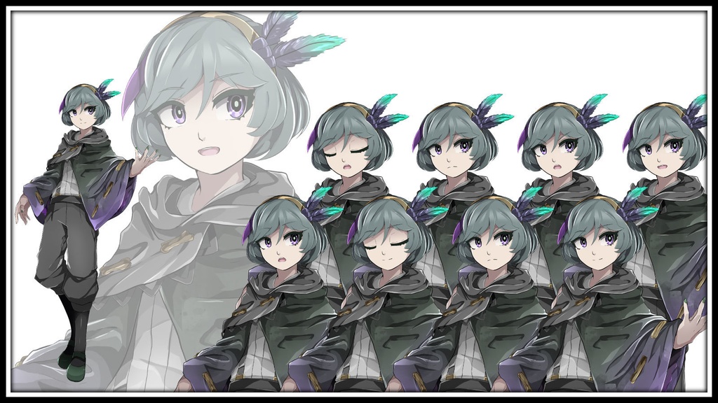 高画質立ち絵素材「フレイス」