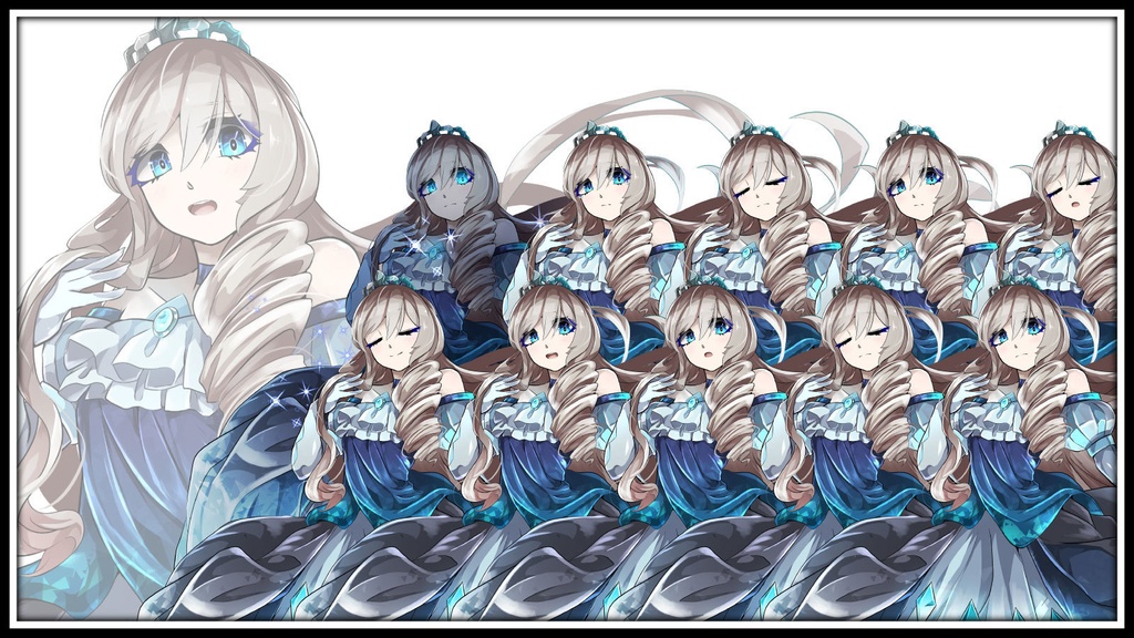 高画質立ち絵素材 シンデレラ 七三ゆきのアトリエ Booth