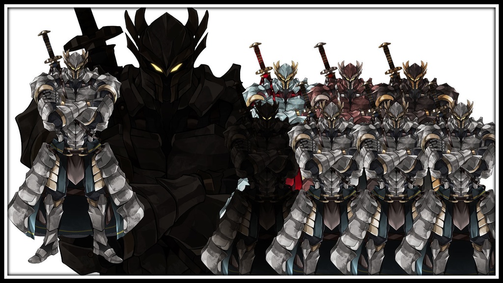 高画質立ち絵素材　騎士・ナイト・傭兵　「シュレンドー」