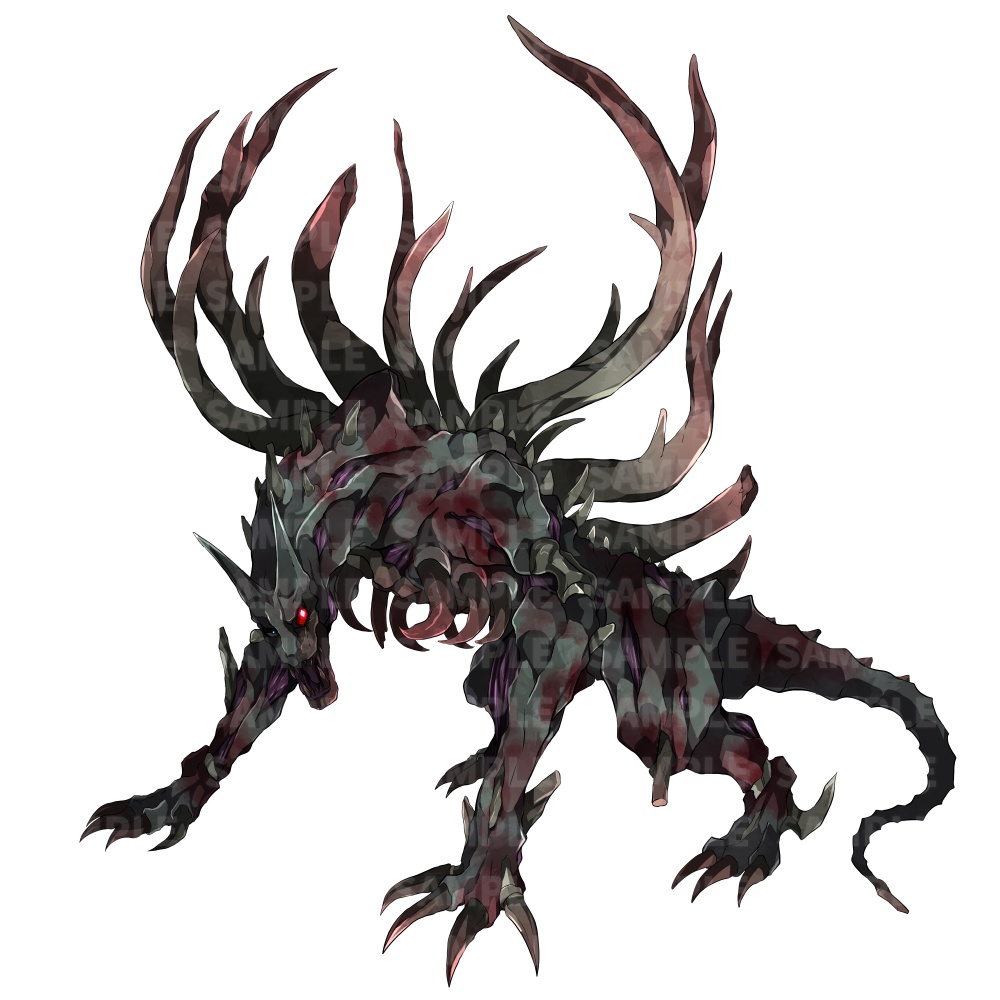 高画質モンスターグラフィック素材 オリジナルドラゴンVol.1 6体 各4色