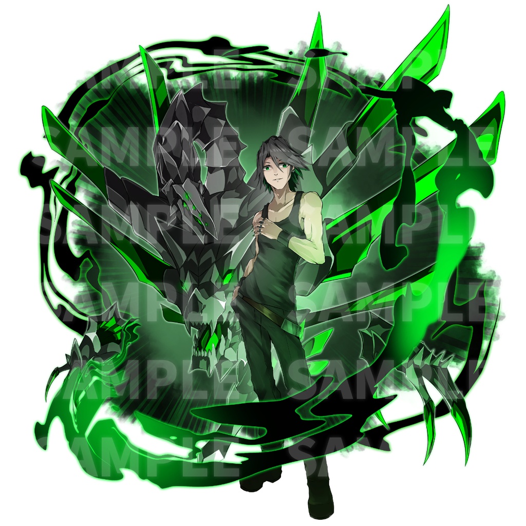 高画質立ち絵素材 悪魔と少年 「ツバサ&アンドラス」