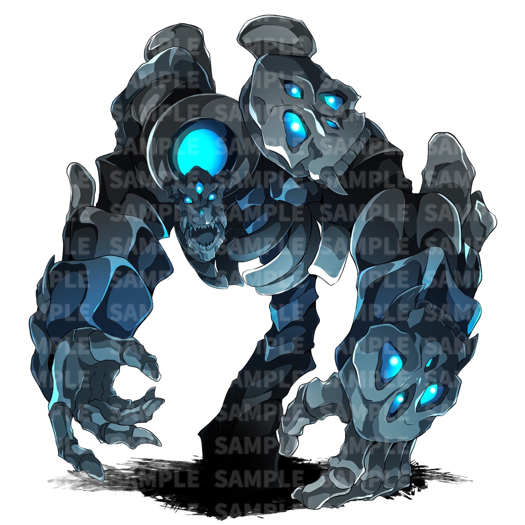 高画質モンスターグラフィック素材 悪魔 5体+1体