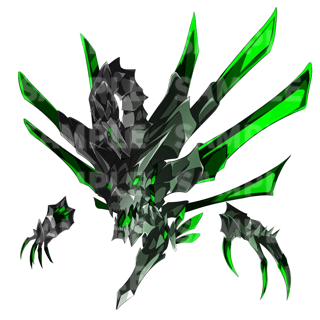 高画質モンスターグラフィック素材 悪魔 5体+1体