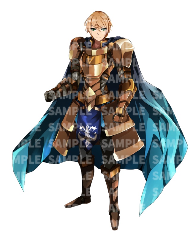 高画質立ち絵素材 黄金の騎士 「セイン」