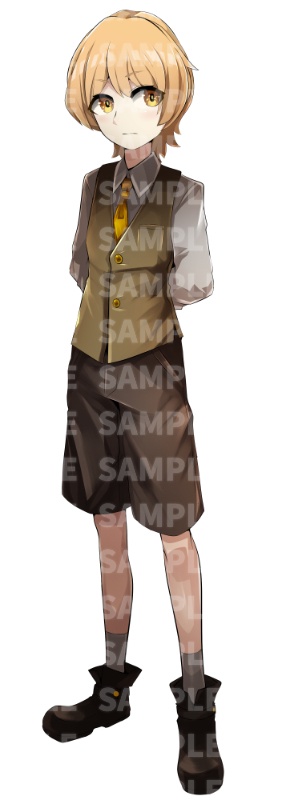 高画質立ち絵素材 悪魔と少年