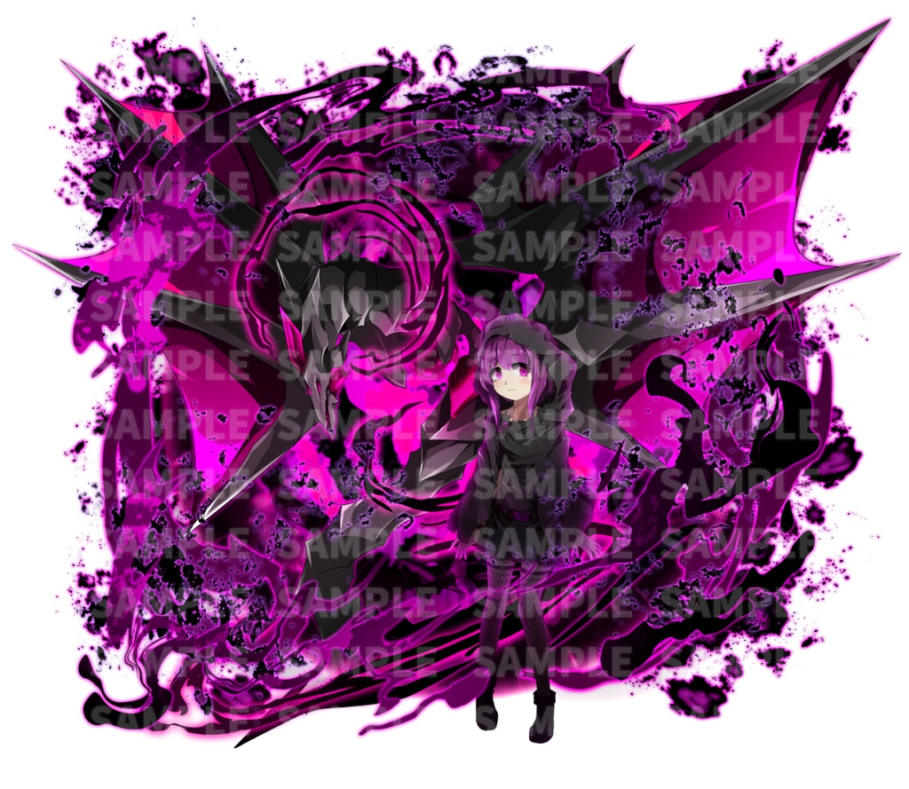 高画質立ち絵素材 悪魔と少女