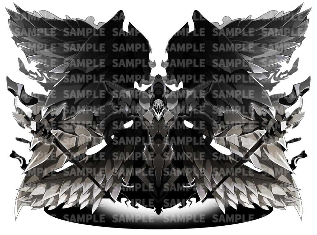 高画質モンスターグラフィック素材 悪魔 5体