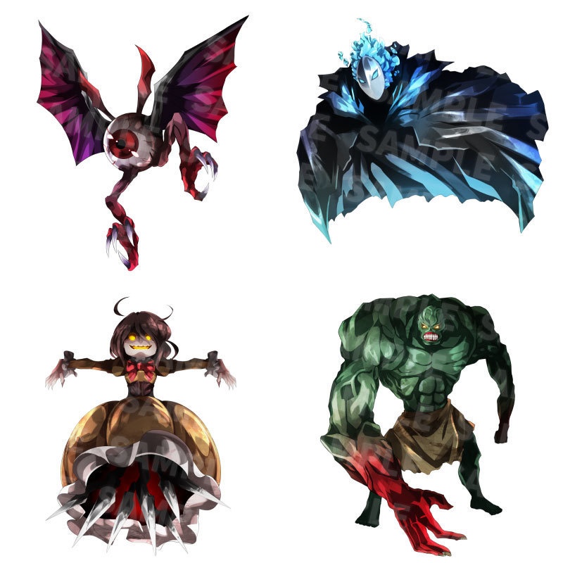 高画質モンスターグラフィック素材 「ダークファンタジー」テーマ 22種