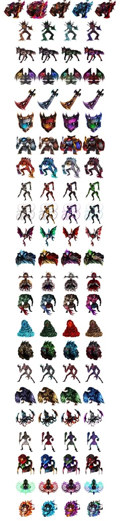 高画質モンスターグラフィック素材 「ダークファンタジー」テーマ 22種