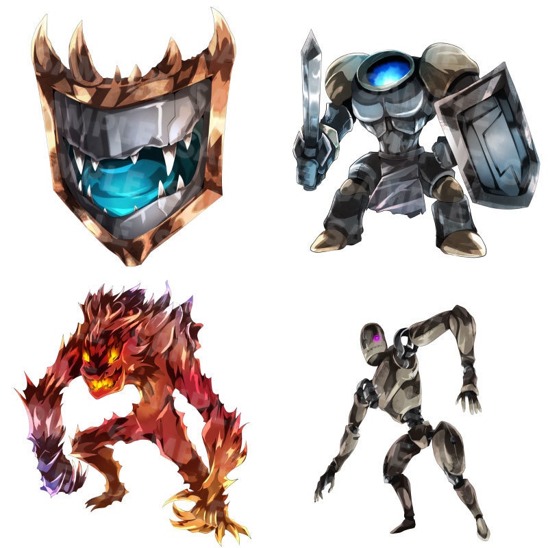 高画質モンスターグラフィック素材 「ダークファンタジー」テーマ 22種