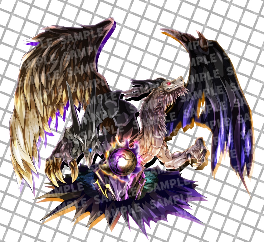 高画質モンスターグラフィック素材 オリジナルドラゴン 6体 各4色