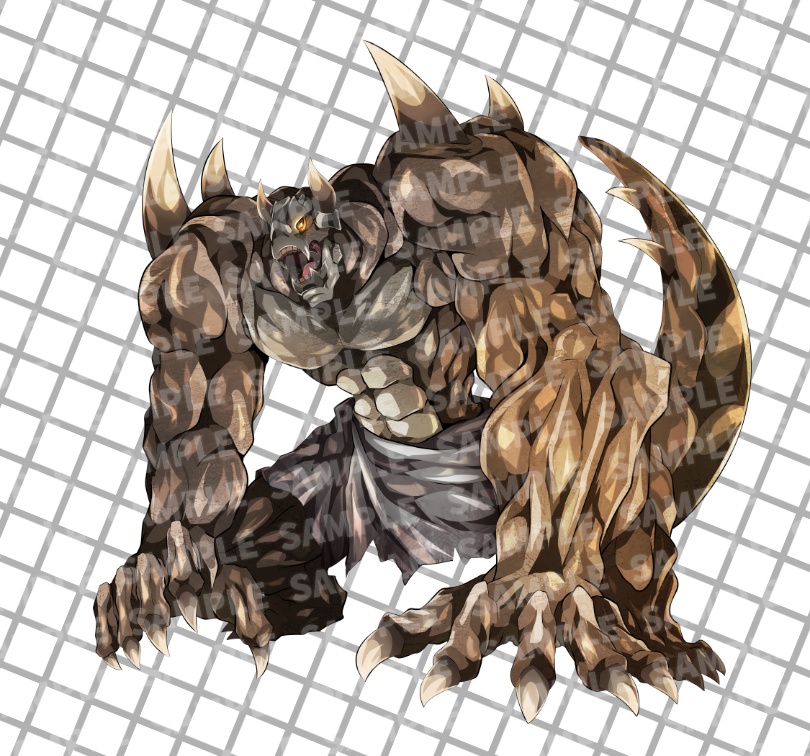 高画質モンスターグラフィック素材 オリジナルドラゴン 6体 各4色