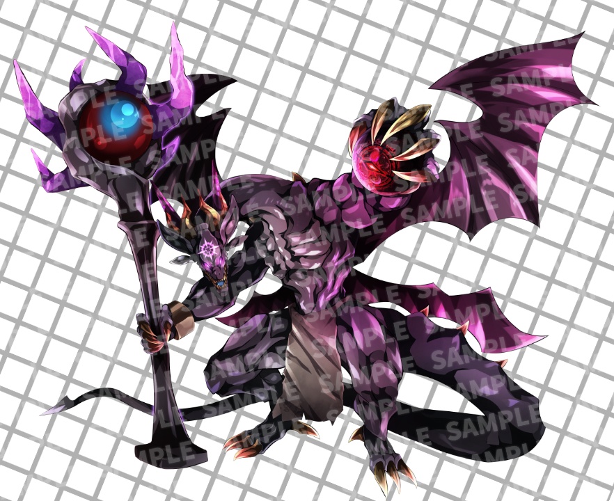 高画質モンスターグラフィック素材 オリジナルドラゴン 6体 各4色