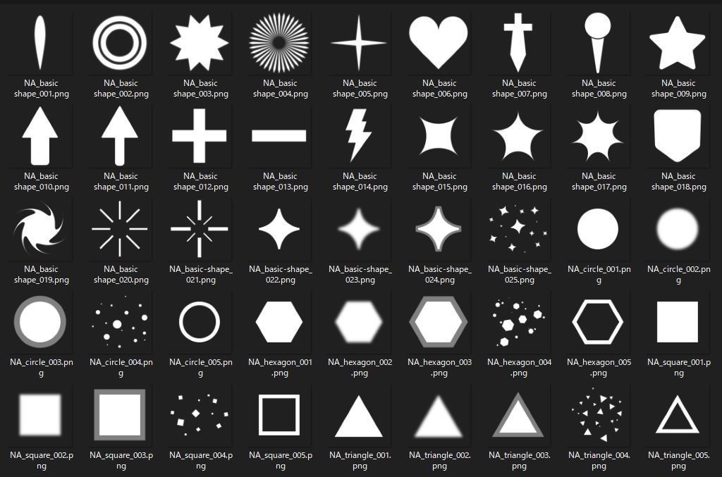 Effekseer製 エフェクトデータ集 Vol.4 軽量&シンプル 100種類以上セット