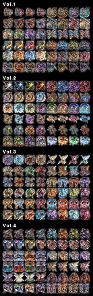 モンスターグラフィック素材集 「ボス向きエネミーシリーズ Vol.1 2 3 4」