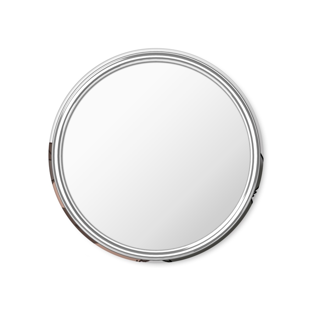 【常設】もふもふさま:缶ミラー/眉毛消えてるよ