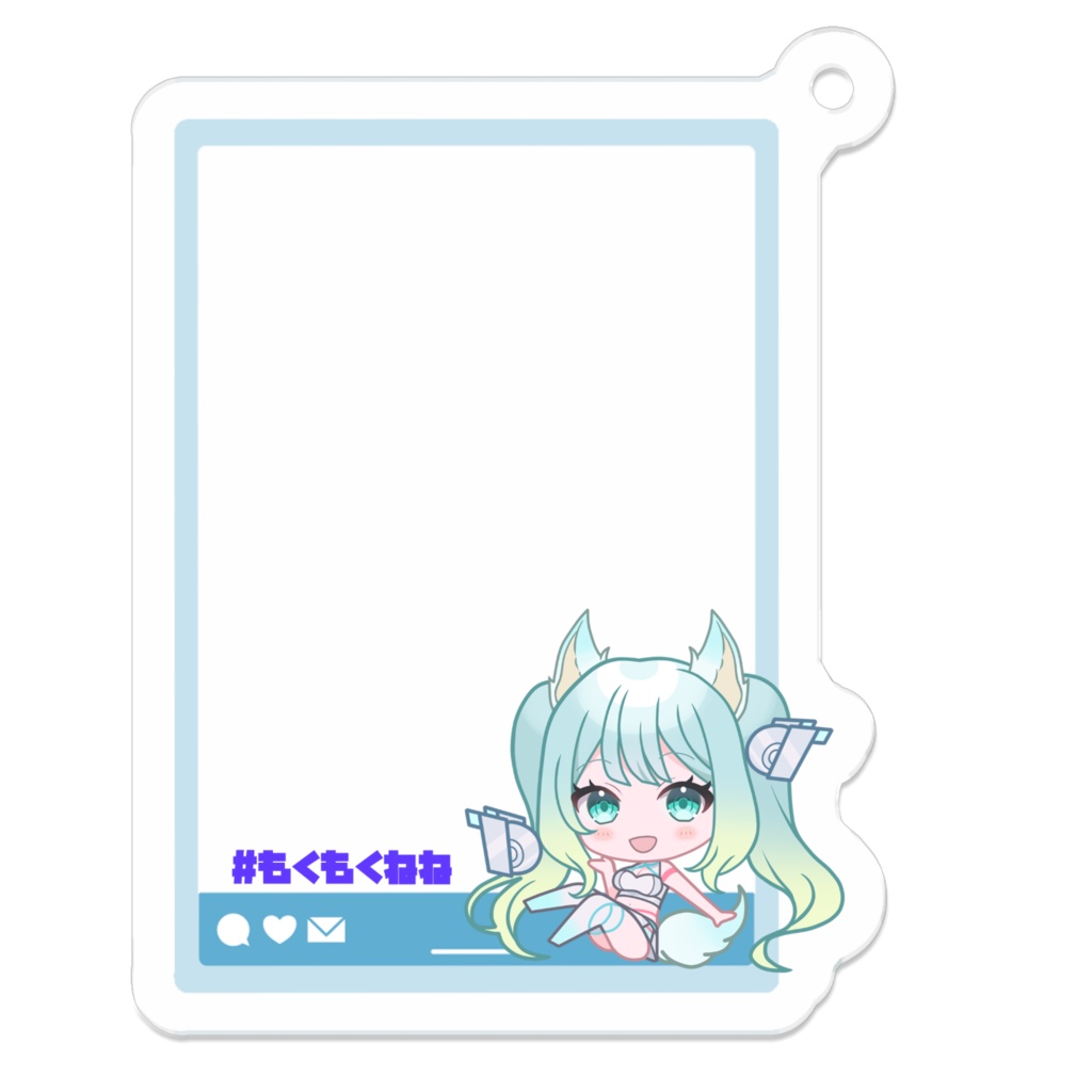 【新モデル記念/GEN2】SDイラスト【フレームキーホルダー】