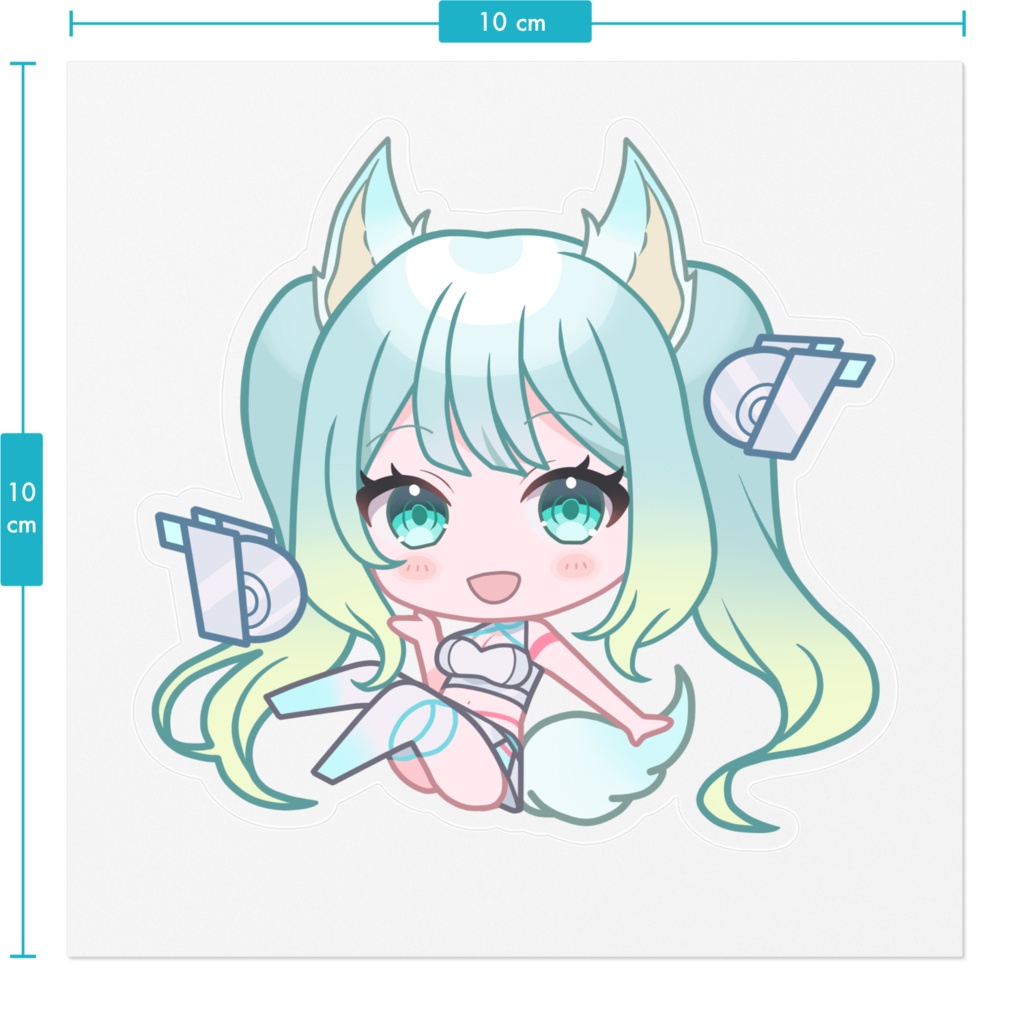 【新モデル記念】ステッカー/貼ってねねちゃんGEN2