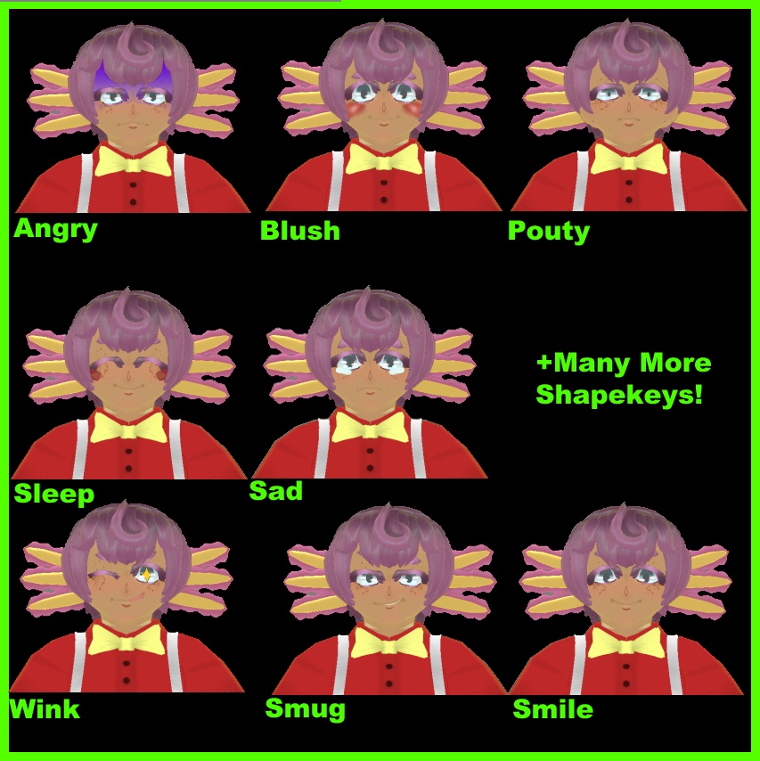 (Original 3D Model) Milo the axolotl