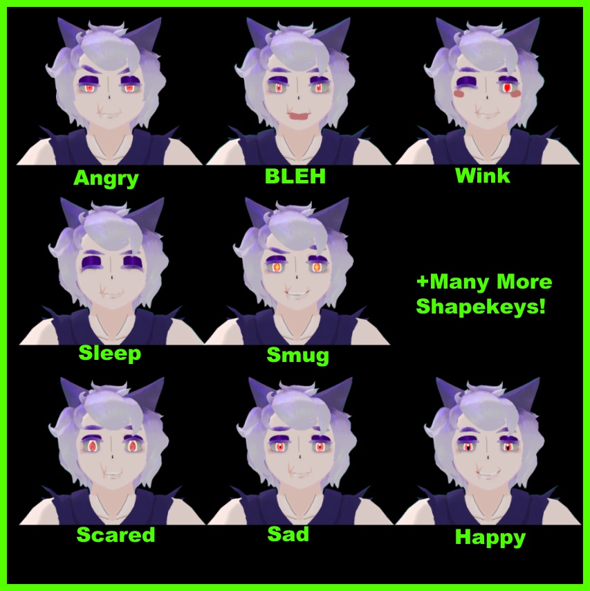 (Original 3D Model) Saeran the Ghost Creature