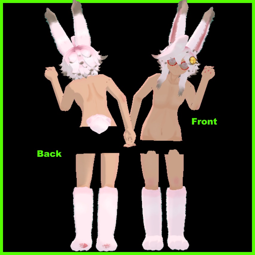 (Original 3D Model) Momiji the Dwarf Rabbit