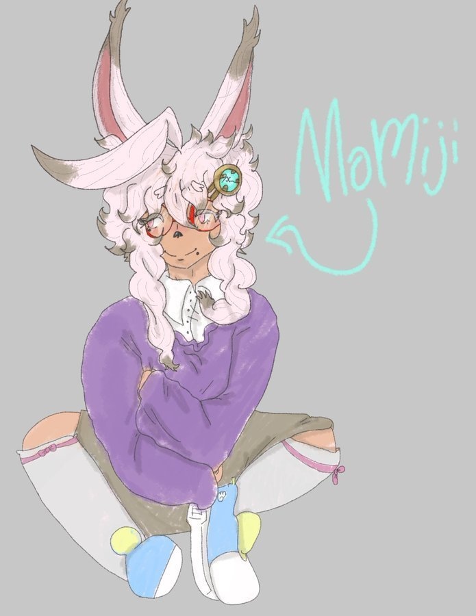 (Original 3D Model) Momiji the Dwarf Rabbit