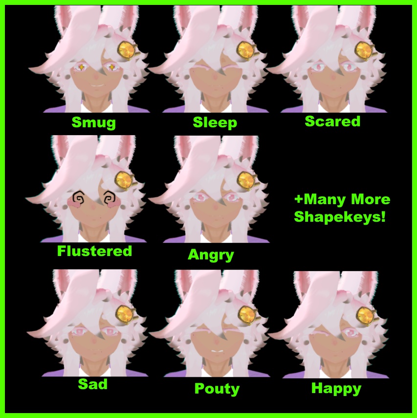 (Original 3D Model) Momiji the Dwarf Rabbit