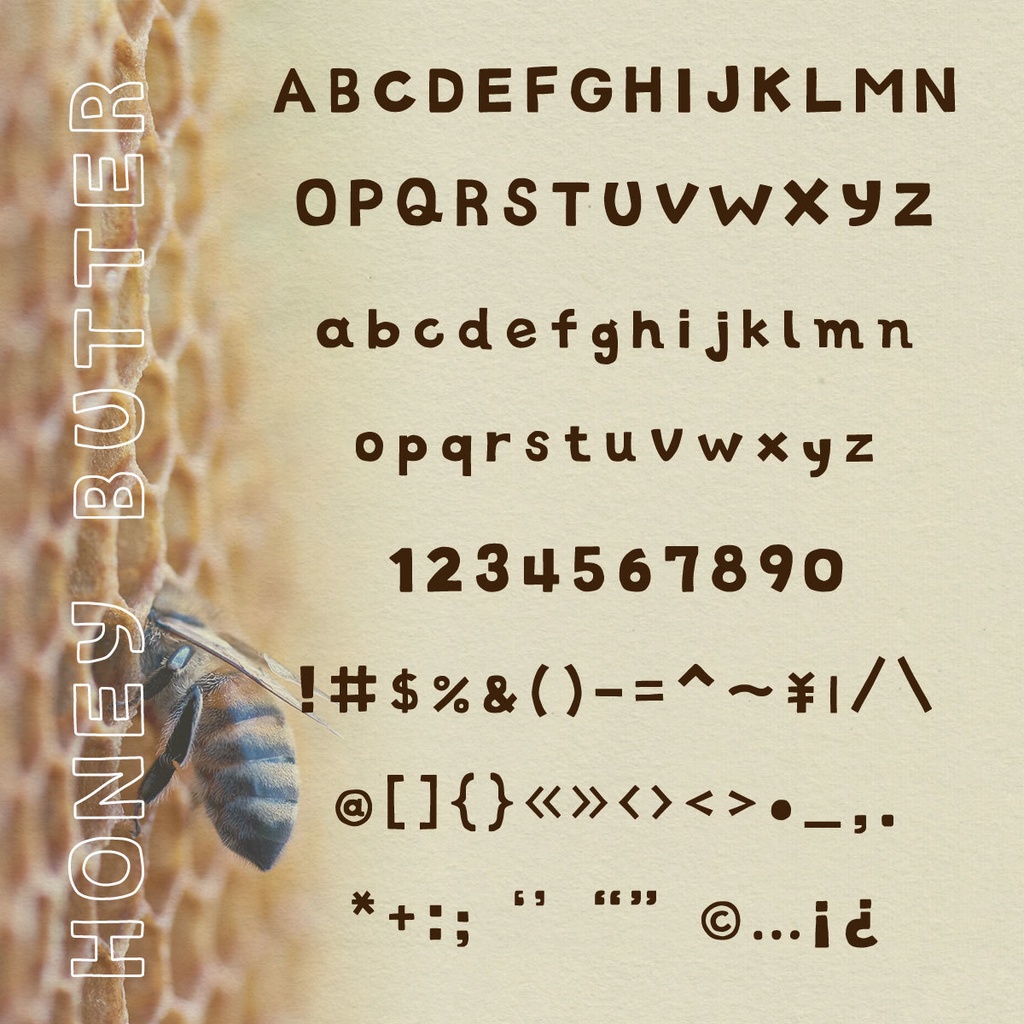 ふわっトロSWEETなFONT【お試し版・無料】手書きフォント ハニィバター(フリーフォント) | Handwritten Font HONEY BUTTER