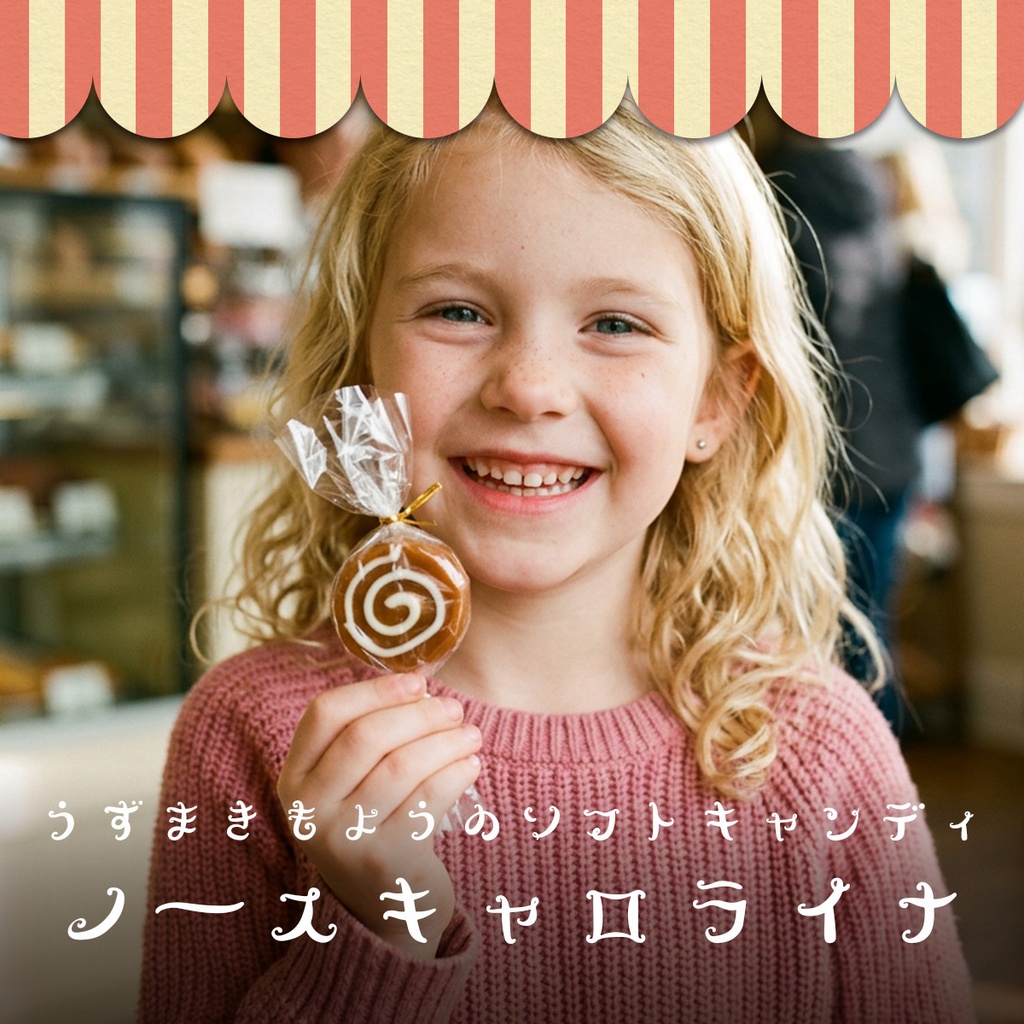 【商用可・縦書き対応】オリジナル手書きデコラティブフォント | North Carolina ひらがな・カタカナ版
