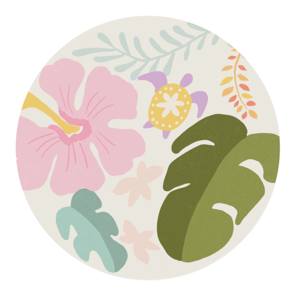 アロハでハワイアンなマスキングテープ