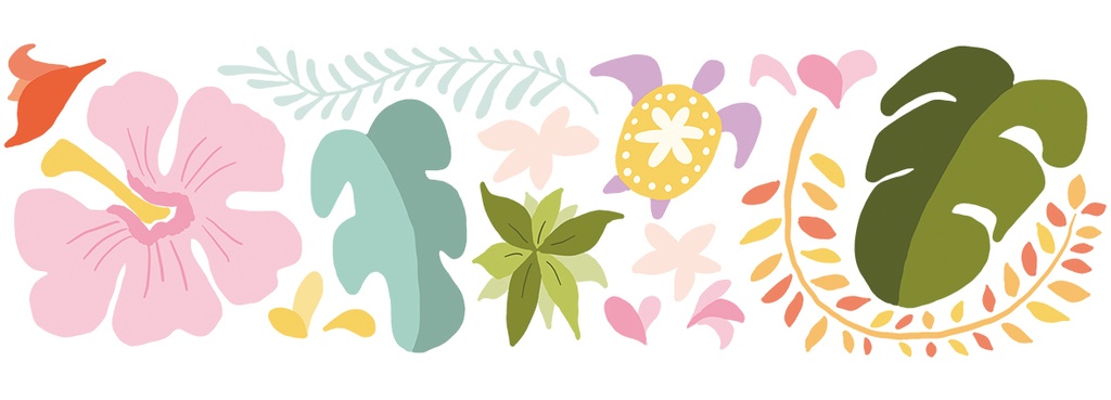 アロハでハワイアンなマスキングテープ