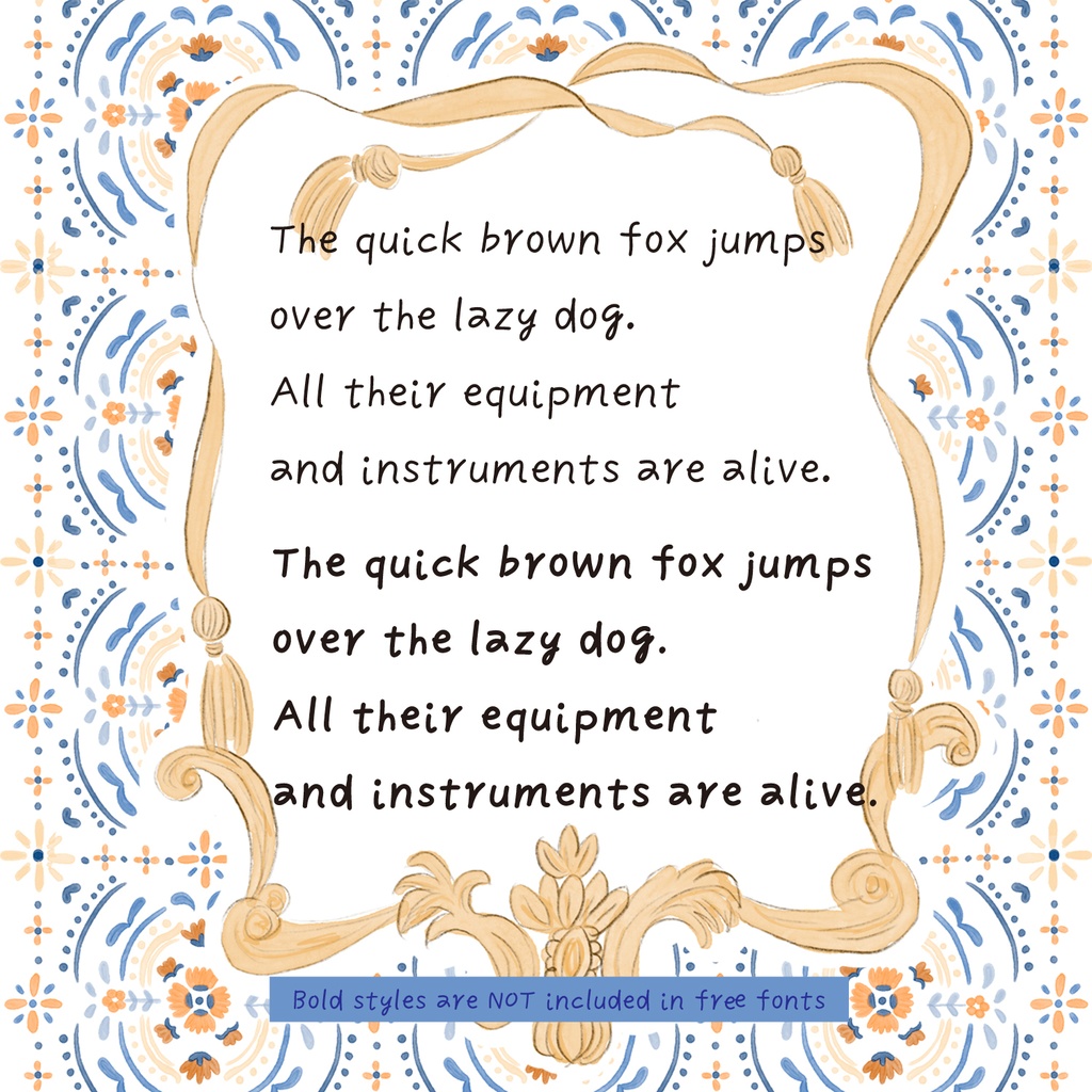 ゆる手書きフォント「カフェもじ」ー 無料フォントもあるよ