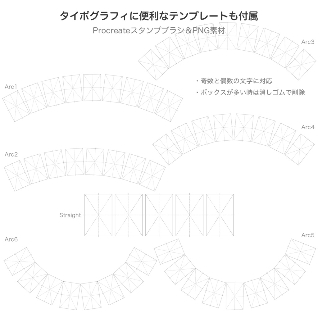 TYPO BUILDER - The Exclusive Toolkit for TYPO LOVERS | Procreateで簡単にタイポグラフィ