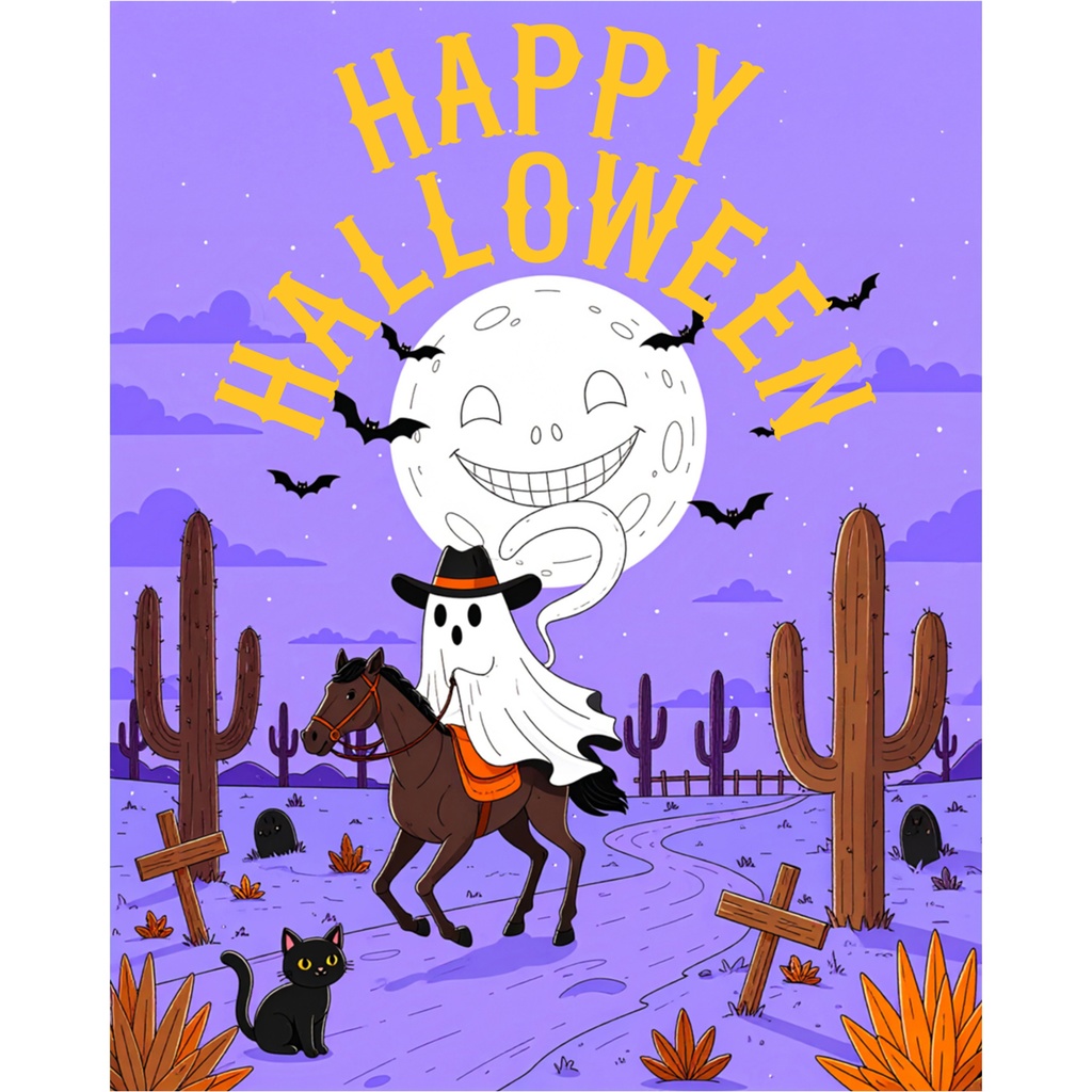 【無料】オリジナルウェスタンハロウィンカードDIY for TYPO BUILDER