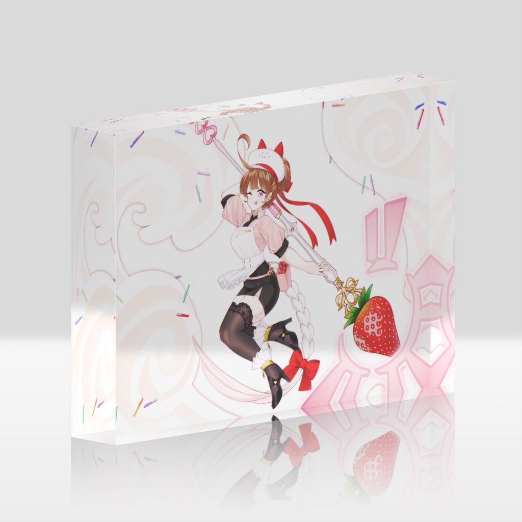 スイートスイーツの魔法 アクリルブロック - W148 × H100mm