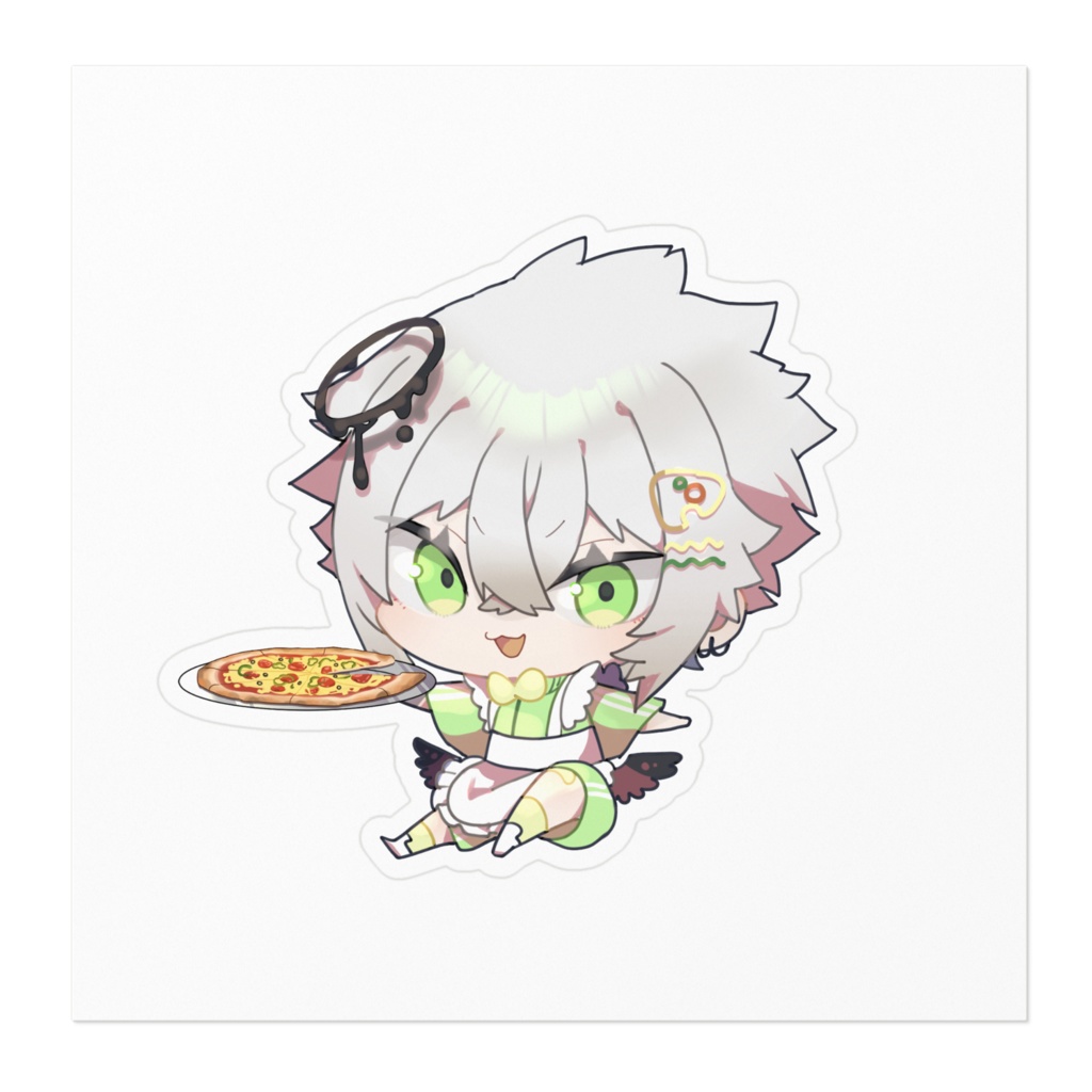 【ルクス家/カフェ】ルクス ステッカー【100×100mm】