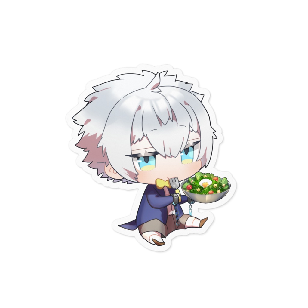 【ルクス家/カフェ】ユウベ ステッカー【100×100mm】