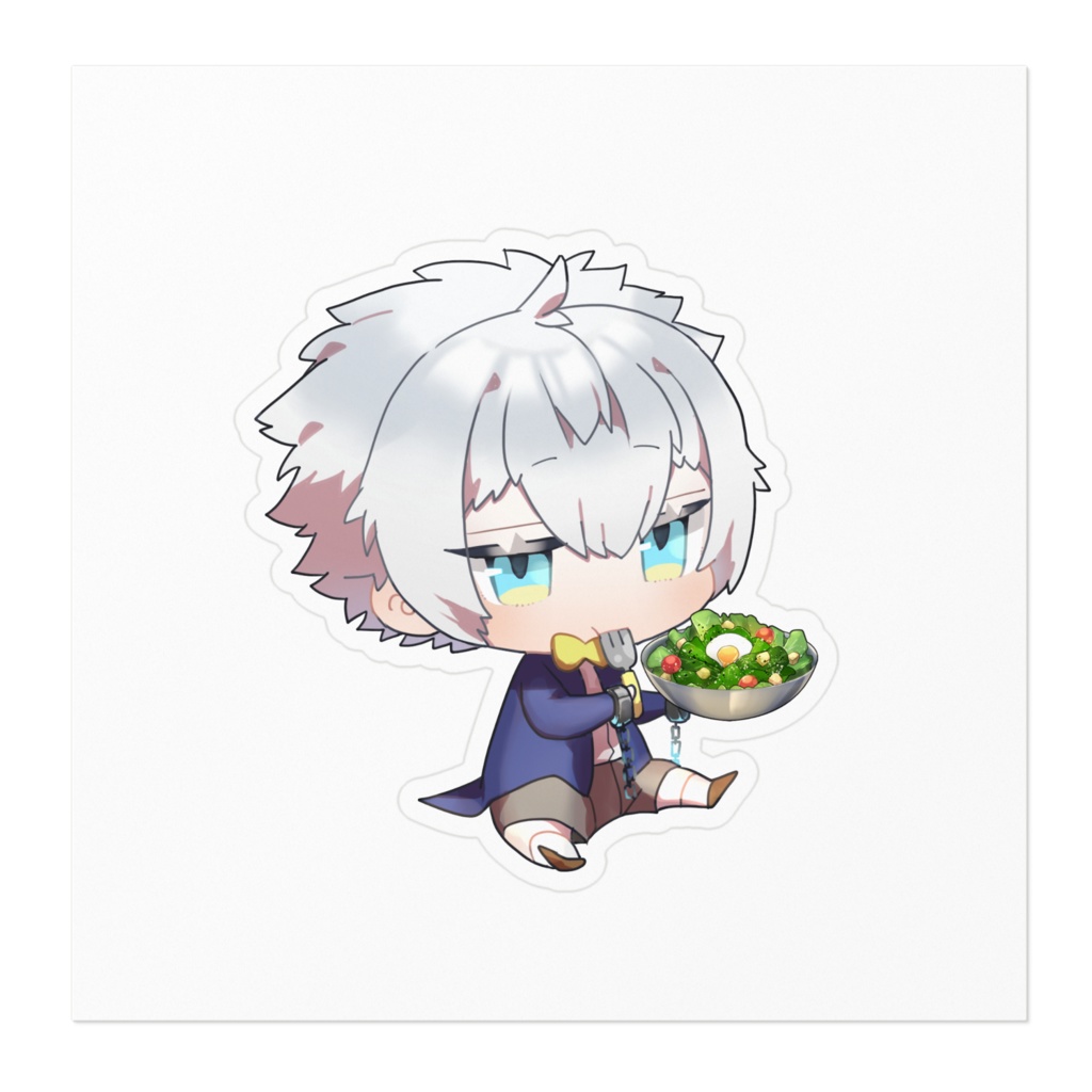 【ルクス家/カフェ】ユウベ ステッカー【100×100mm】