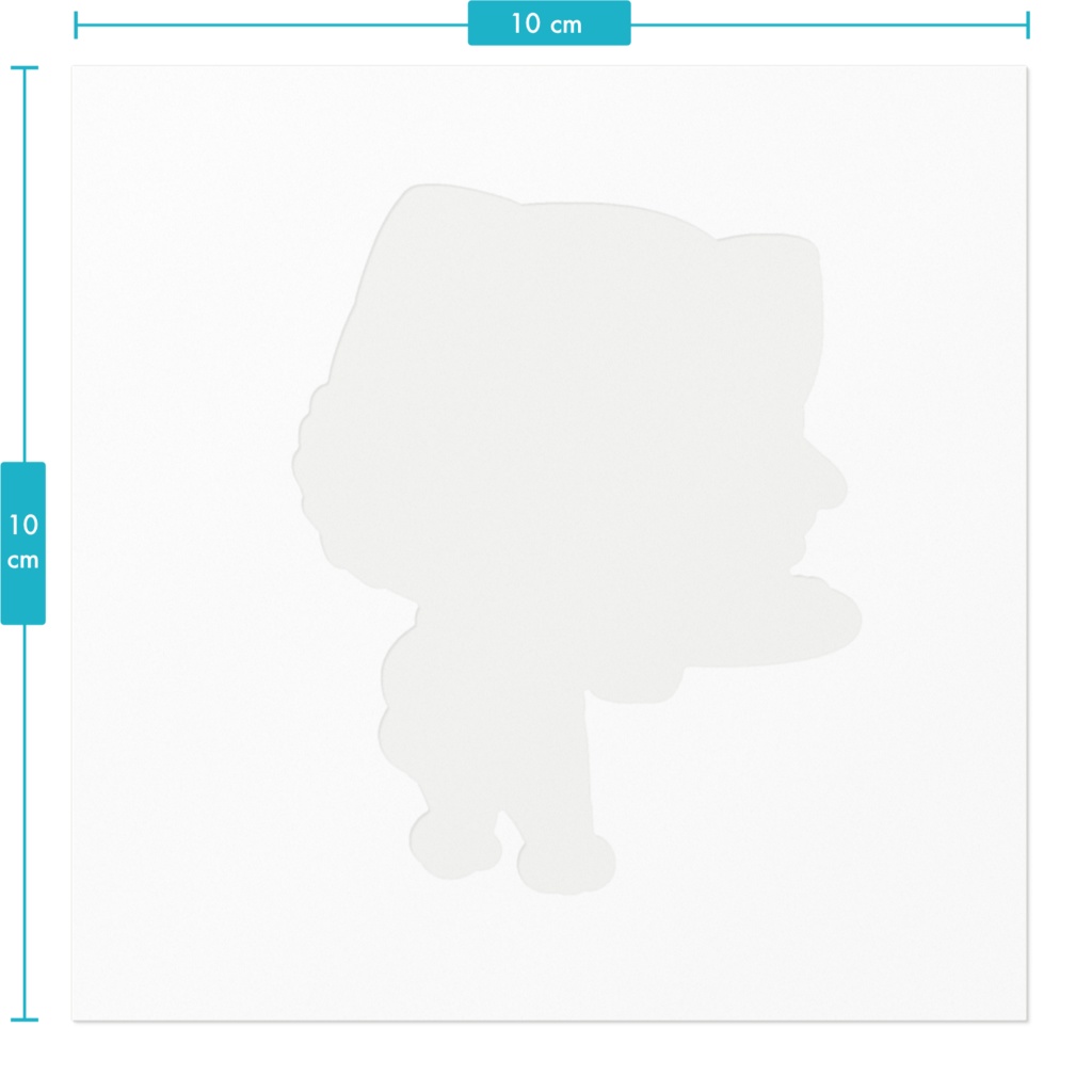 【ルクス家/カフェ】猫黒やぃば ステッカー【100×100mm】