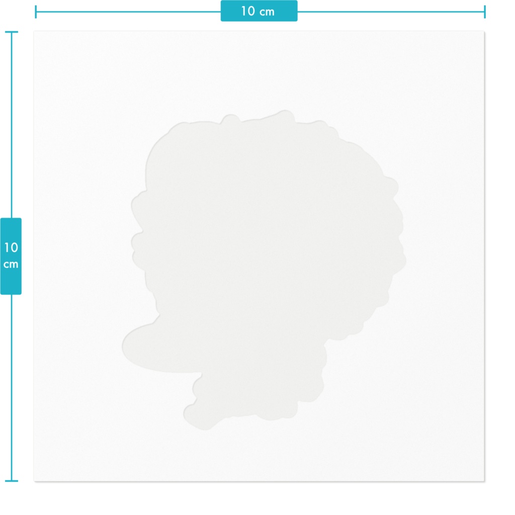 【ルクス家/カフェ】蒼熊ラル ステッカー【100×100mm】
